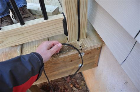 wiring under deck